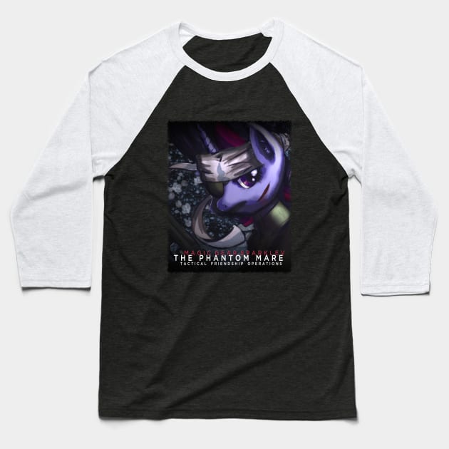 Magic Gear Sparkle: The Phantom Mare Baseball T-Shirt by DistopiaDesing